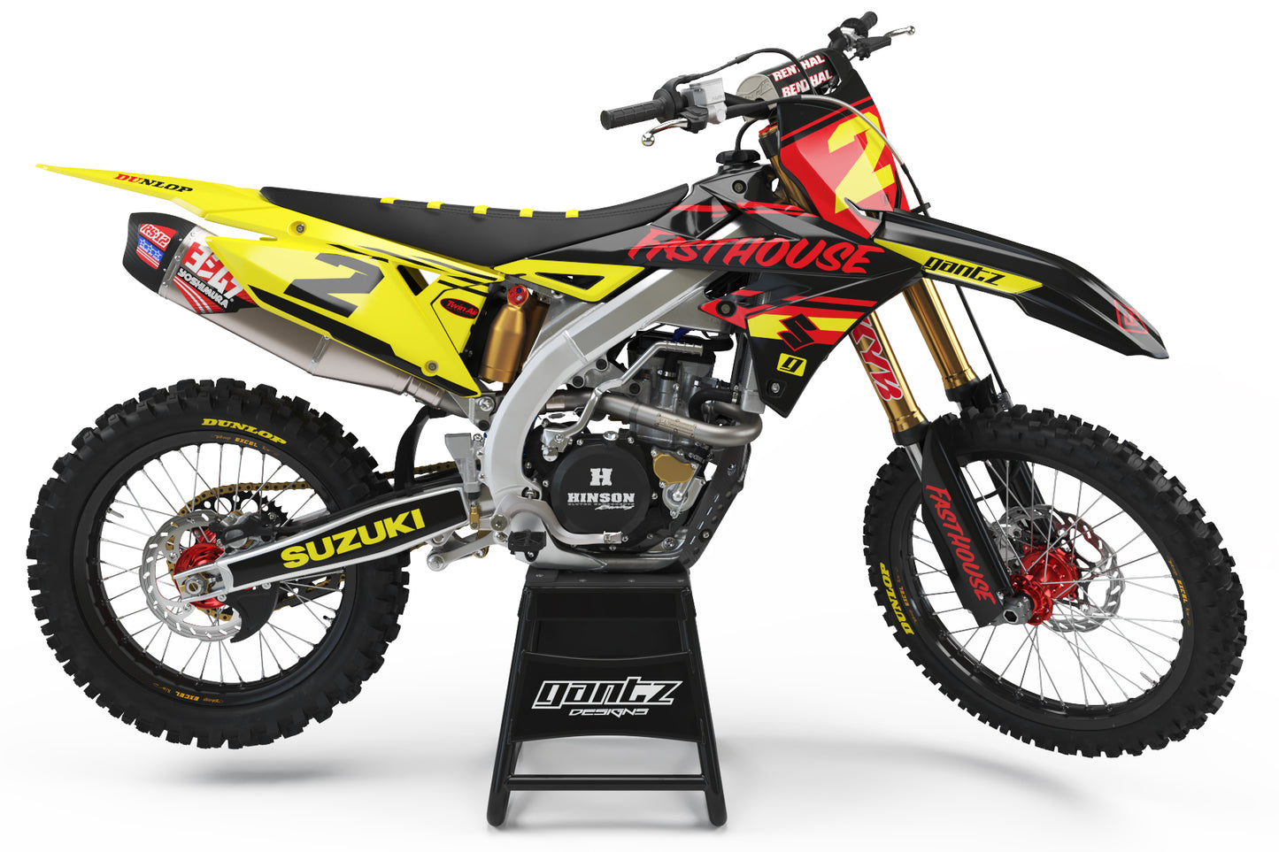 SUZUKI FASTHOUSE RED